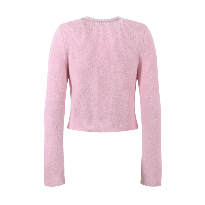 Annie Jacket & Skirt Annie Pink Faux Pearl Embellished Matching - modified image