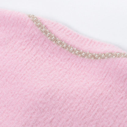 Adèle pink jacket  skirt matching set