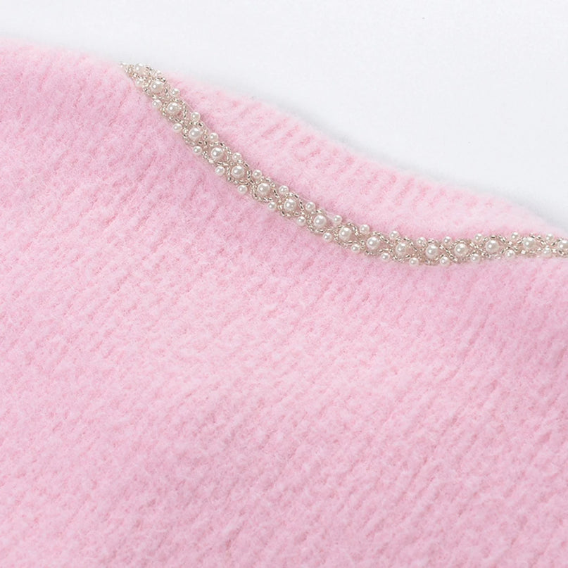 Adèle pink jacket  skirt matching set