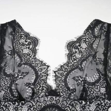 Adrianna White Lace Overlay Maxi Dress