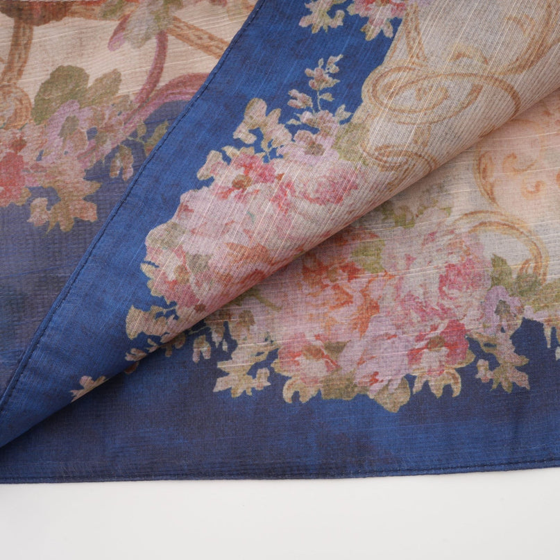 Aélis patternprint midi dress