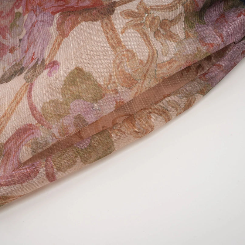 Aélis patternprint midi dress