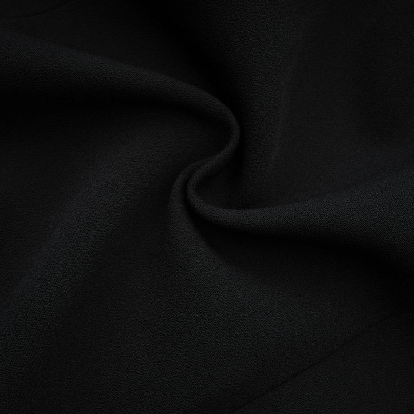 Aëlle black singlebreasted long coat