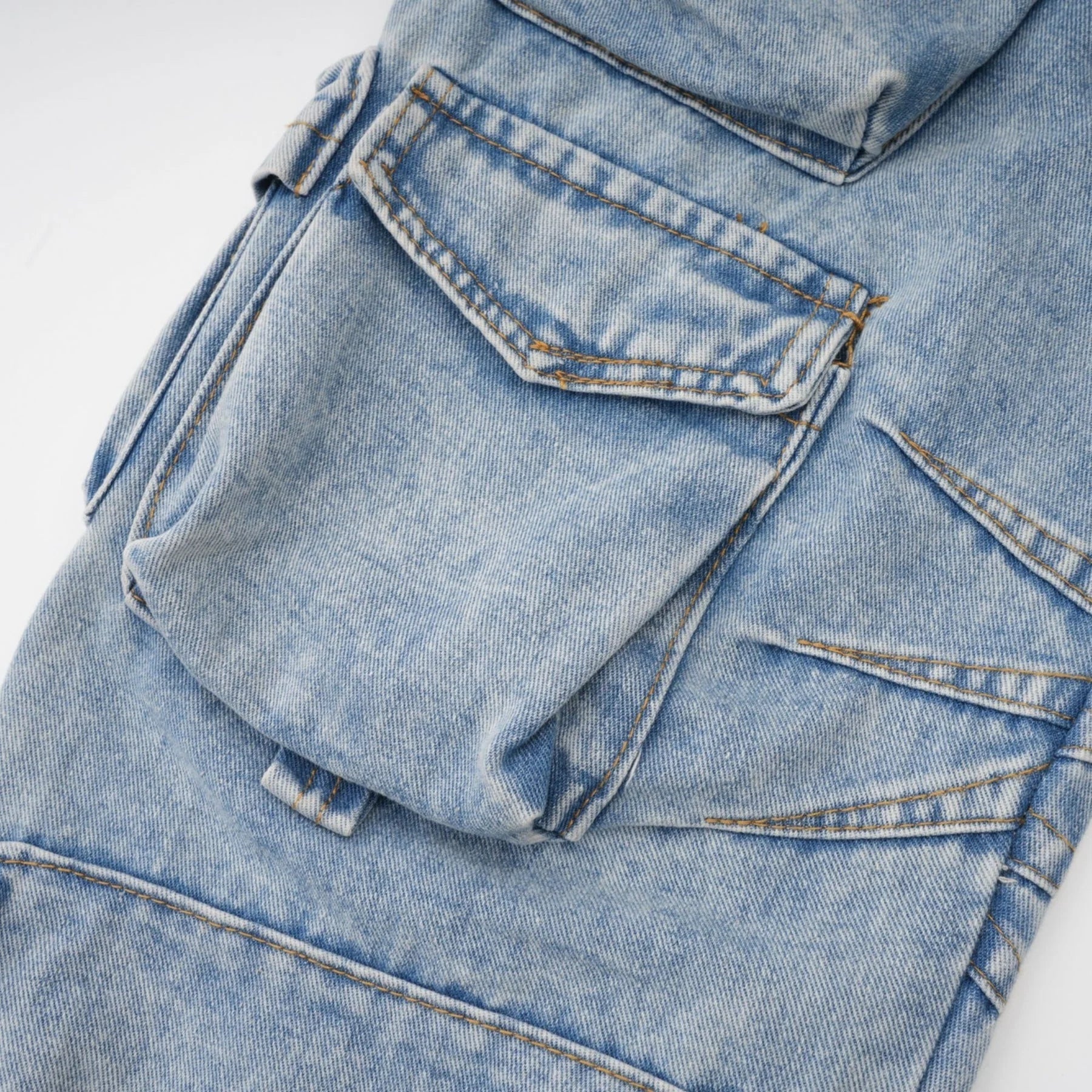 Agathe highwaisted palazzo cargo trousers
