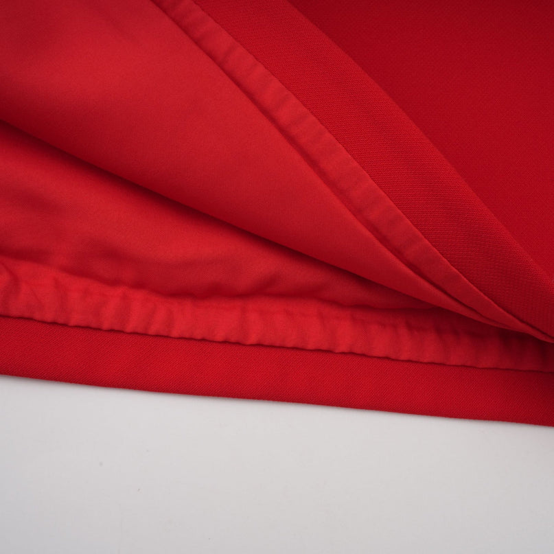 Ainsley Red Mini Dress with Cinched Waist and Faux Flap Pockets