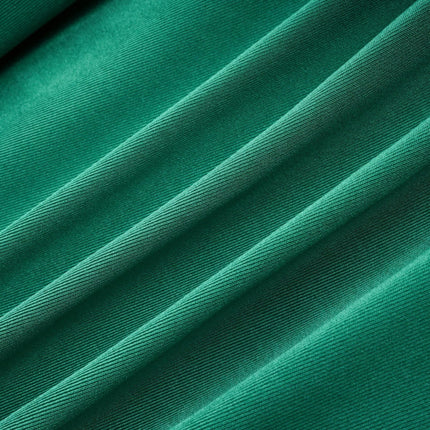 Alba Emerald Green Mini Dress Ruched V-neck Gloves Set