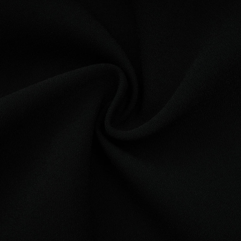 Alessandra Black Maxi Dress with Crystal Embellishments and Peak Lapels