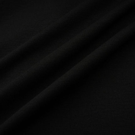 Alexa Black Boned V-Neck Top Cotton Terylene Blend Gathered Pleat Detailing