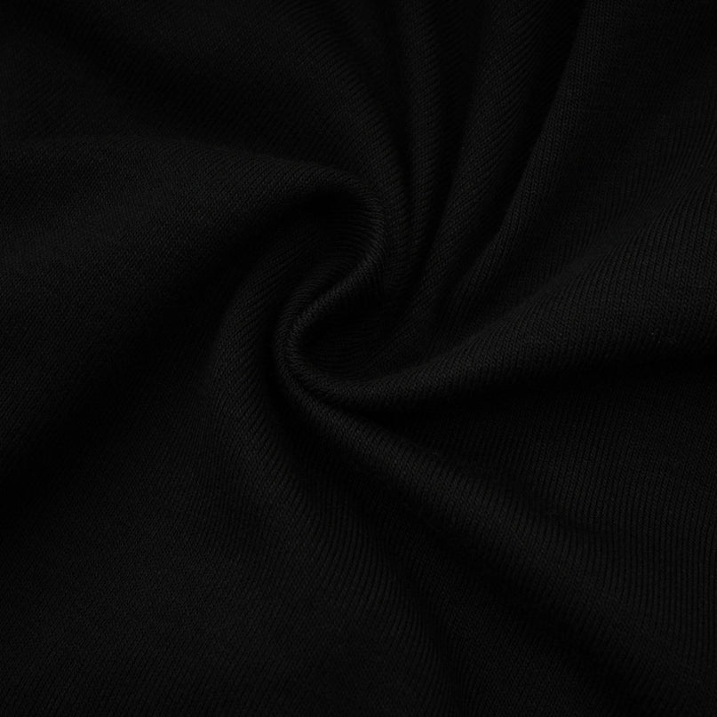 Alexa Black Boned V-Neck Top Cotton Terylene Blend Gathered Pleat Detailing