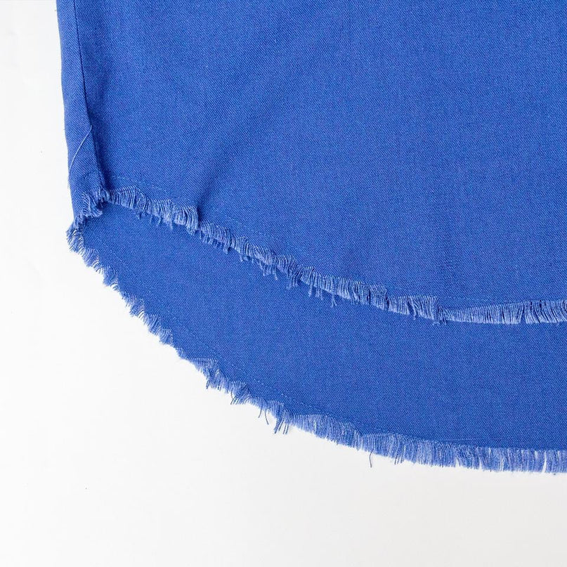 Alice Blue Luxury Designer Blouse with Full Sleeves and Pearl Accents