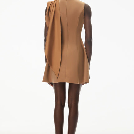 Alice Brown Asymmetrical Draped Mini Dress