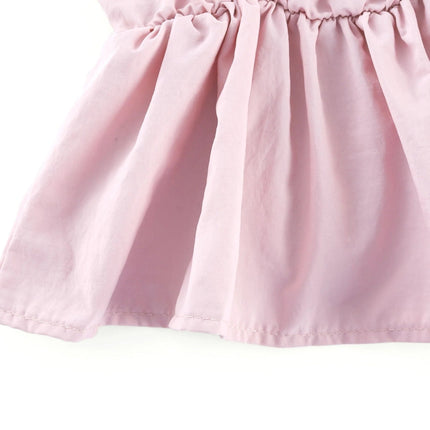 Alice Pink Pleated Puff Sleeve Midi Dress