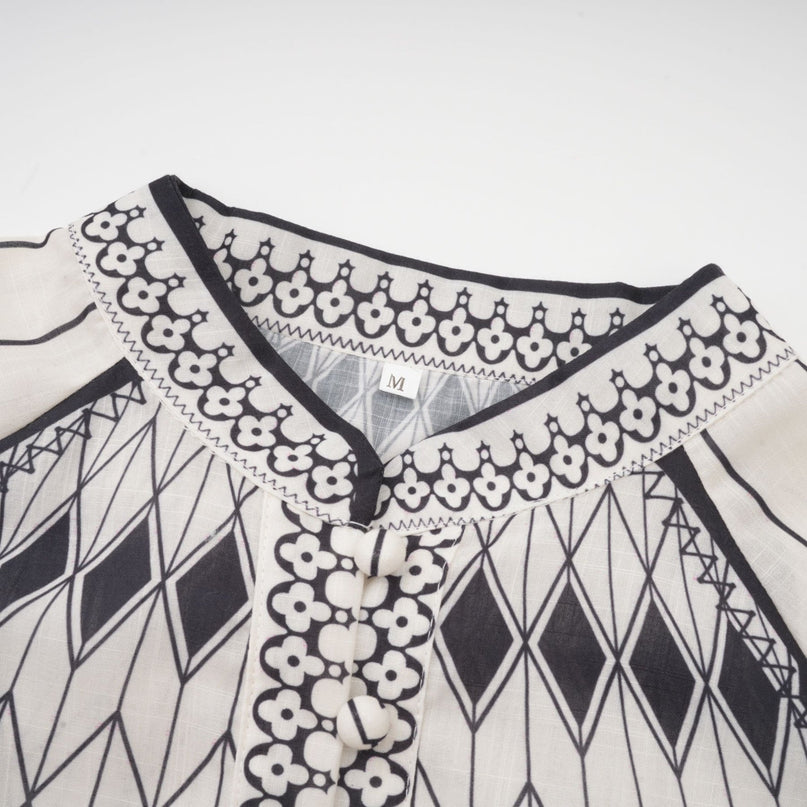 Allie graphicprint shirt  shorts matching set