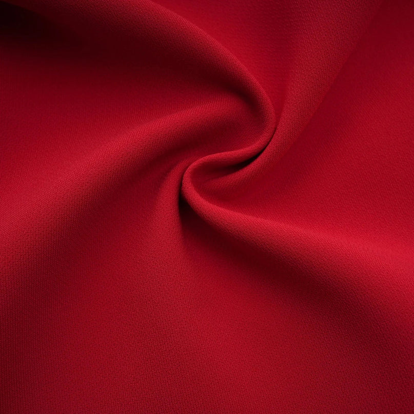 Allison Red Strapless Mini Dress Polyester Spandex Elegant Chic Sophisticated Flared Skirt Thigh Length Rear Zip Fastening Fitted Waistline Graceful Movement Luxurious Blend Modern Glamour Statement Occasion