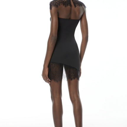Alvaro Black Lace Shawl  Dress Set
