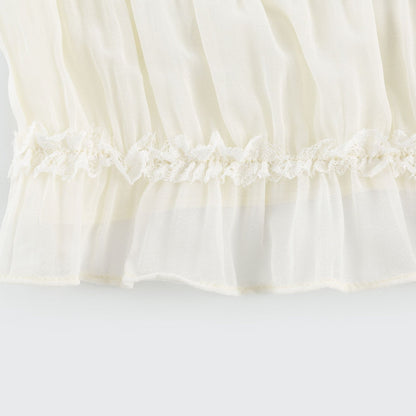 Alyssa pleated top  skirt matching set