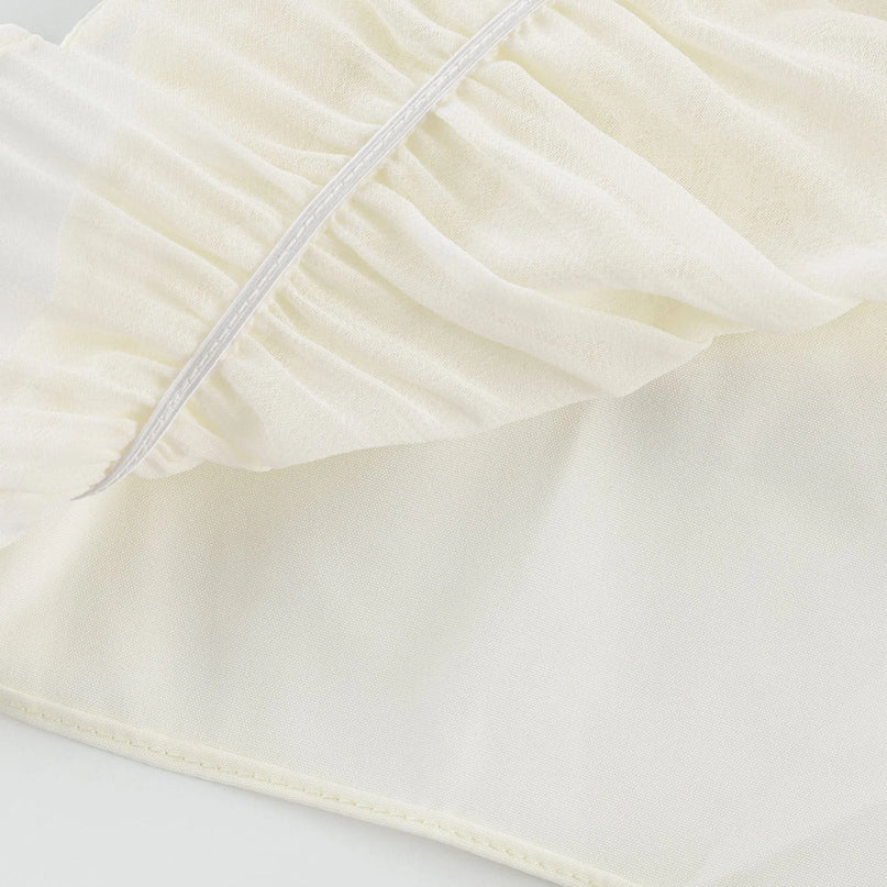 Alyssa pleated top  skirt matching set