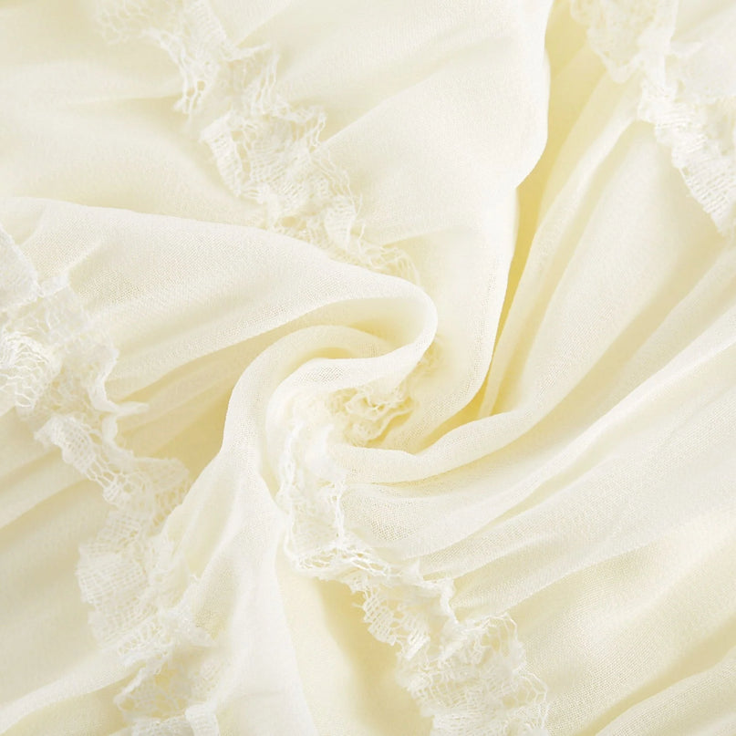 Alyssa pleated top  skirt matching set