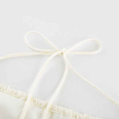 Alyssa pleated top  skirt matching set