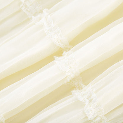 Alyssa pleated top  skirt matching set