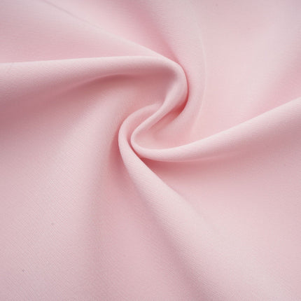 Amabile Pink Midi Dress with Bowknot Detailing and Flared Skirt