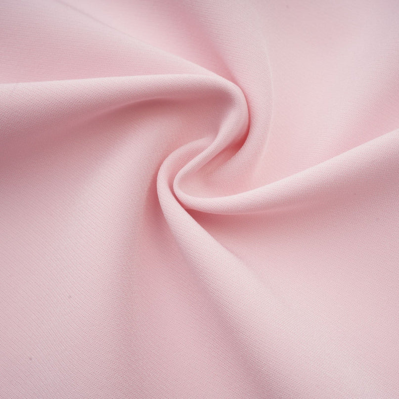 Amabile Pink Midi Dress with Bowknot Detailing and Flared Skirt