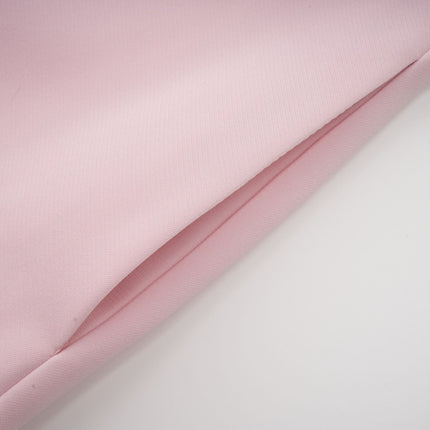 Amabile Pink Midi Dress with Bowknot Detailing and Flared Skirt