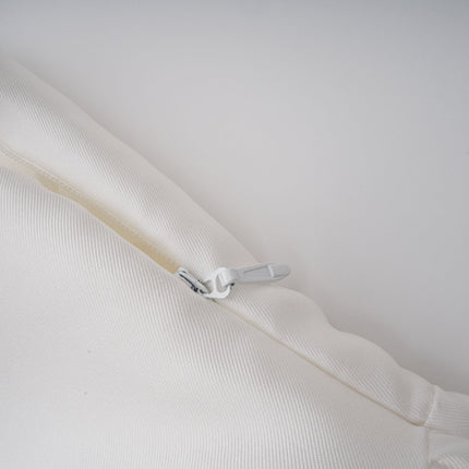 Amandine white openback capsleeve midi dress