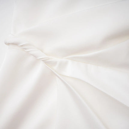 Amarante White One Shoulder Asymmetrical Midi Dress