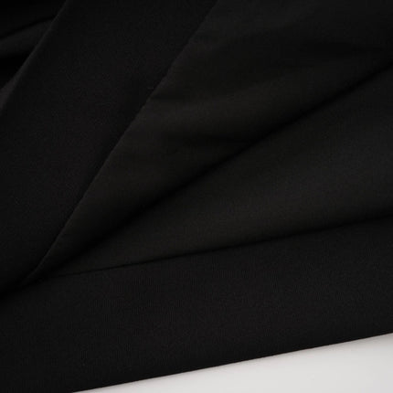 Amari Black Crystal Embellished Ruched Mini Dress