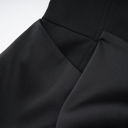 Amaya Black Strapless Mini Dress with Bow and Asymmetric Hem