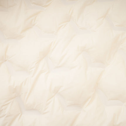 Amelia Coat Fox Fur Padded Off White Suede Lapels Raglan Sleeves Tied Neck Front Press-Stud Fastening Side Welt Pockets