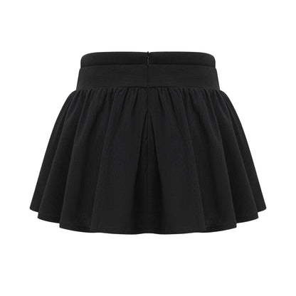 Amélie elasticwaistband pleated mini skirt