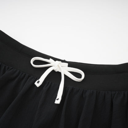 Amélie elasticwaistband pleated mini skirt