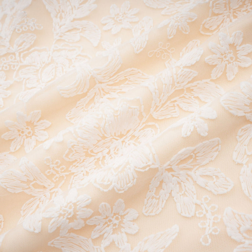 Amelina White Embroidered Midi Dress Spaghetti Straps Bustier Style Rear Zipfastening Cotton Viscose Luxury Refinement