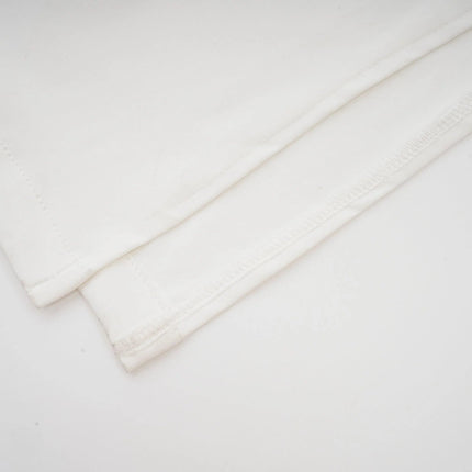 Amelina White Maxi Dress with Pleat Detailing and Side Slit