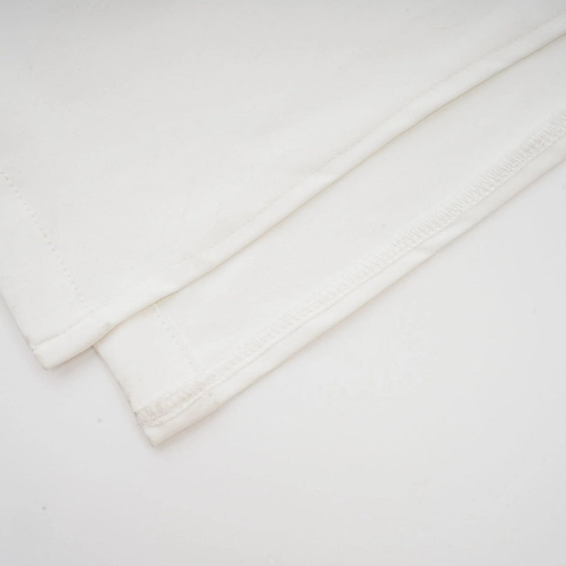 Amelina White Maxi Dress with Pleat Detailing and Side Slit