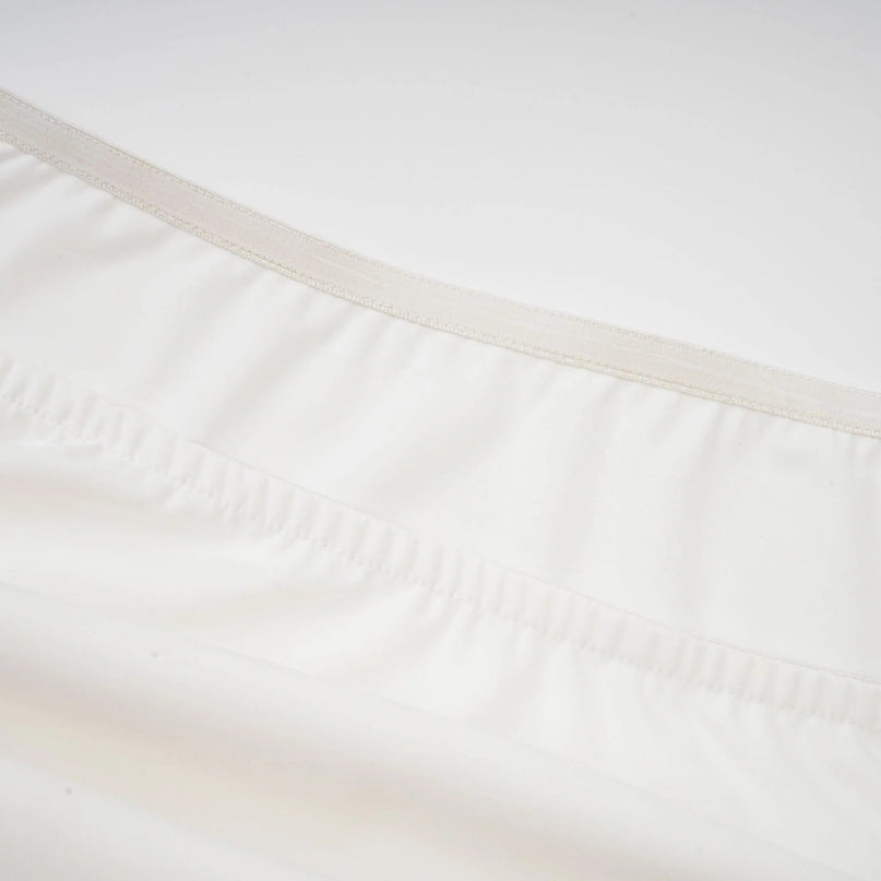 Amelina White Maxi Dress with Pleat Detailing and Side Slit