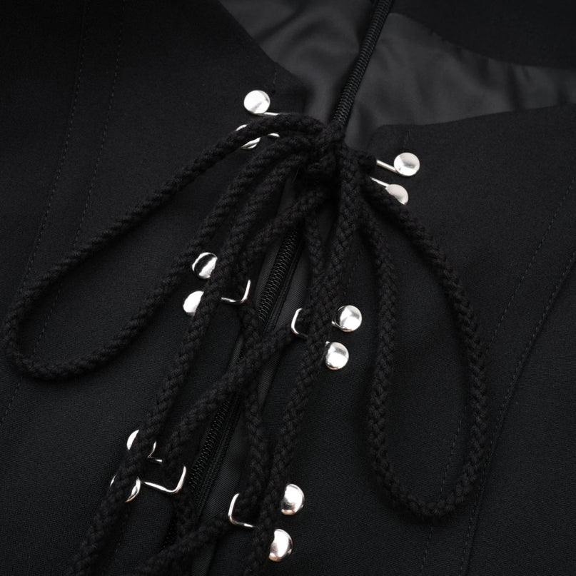 Amia laceup cropped jacket