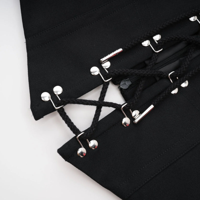 Amia laceup cropped jacket