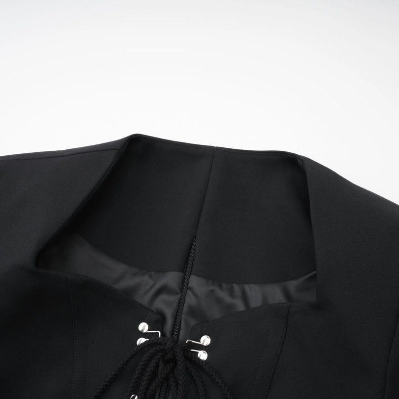 Amia laceup cropped jacket