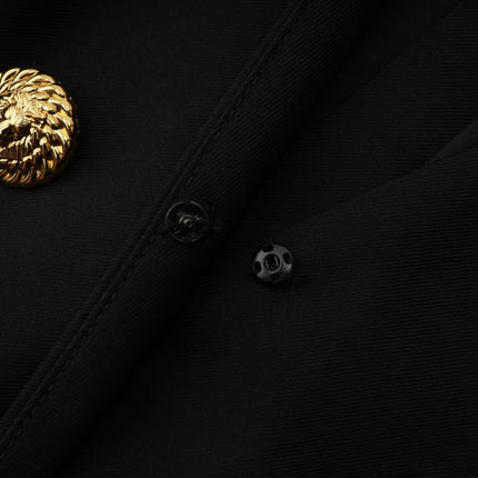 Amira doublebreasted flared mini dress