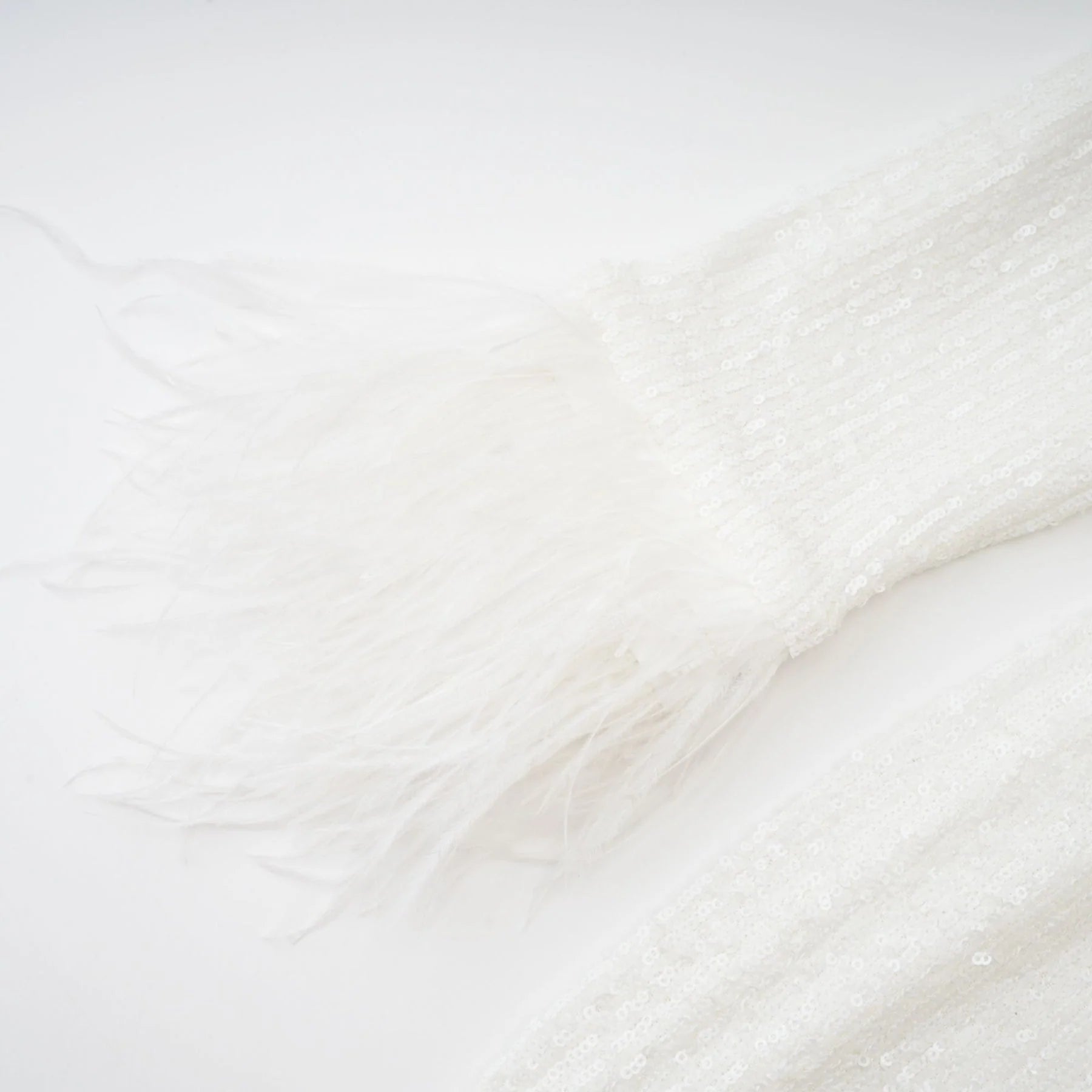 Amorata feathertrim embellished dress