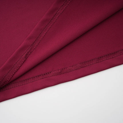 Anastasia Burgundy One Shoulder Gathered Maxi Dress