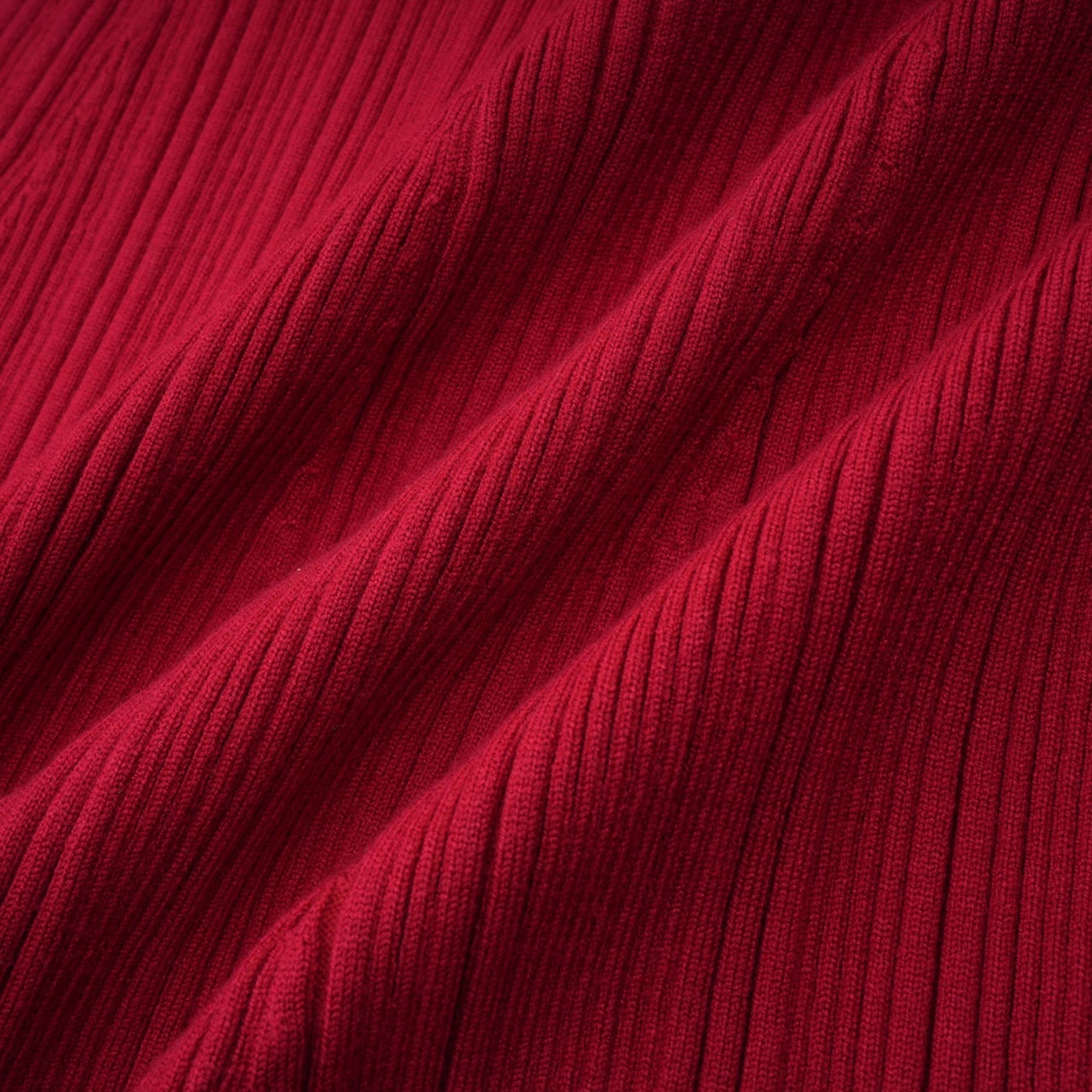 Anaxarete red embellished knitted midi dress