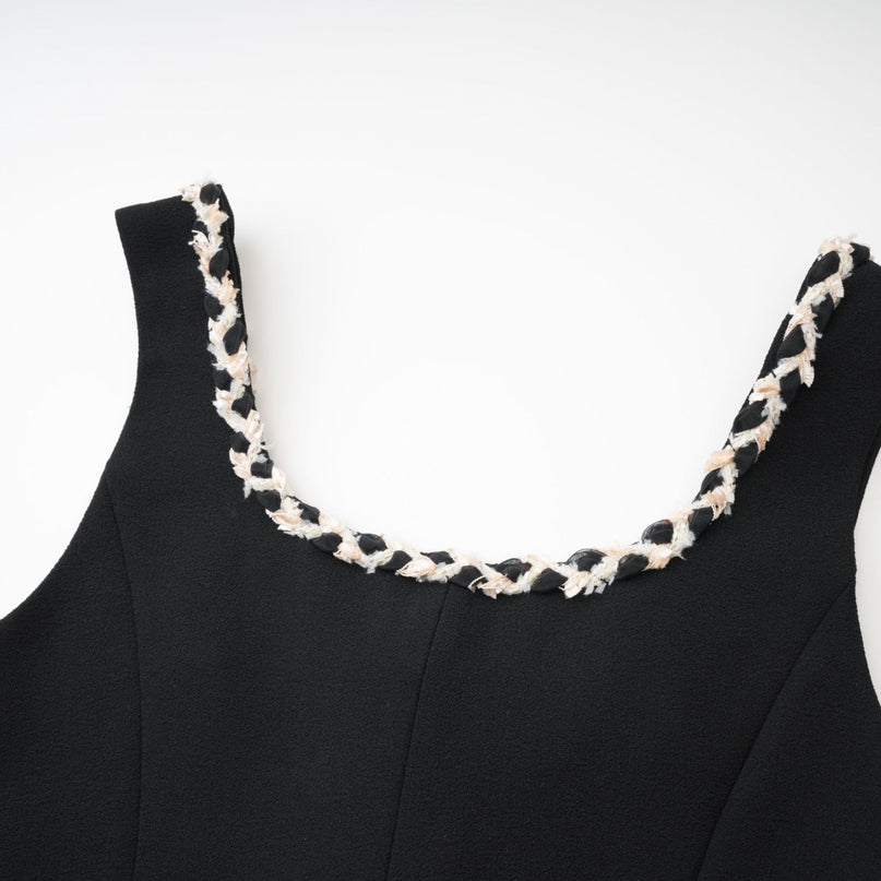 Andréa contrastcolor vest top  shirt  skirt matching set