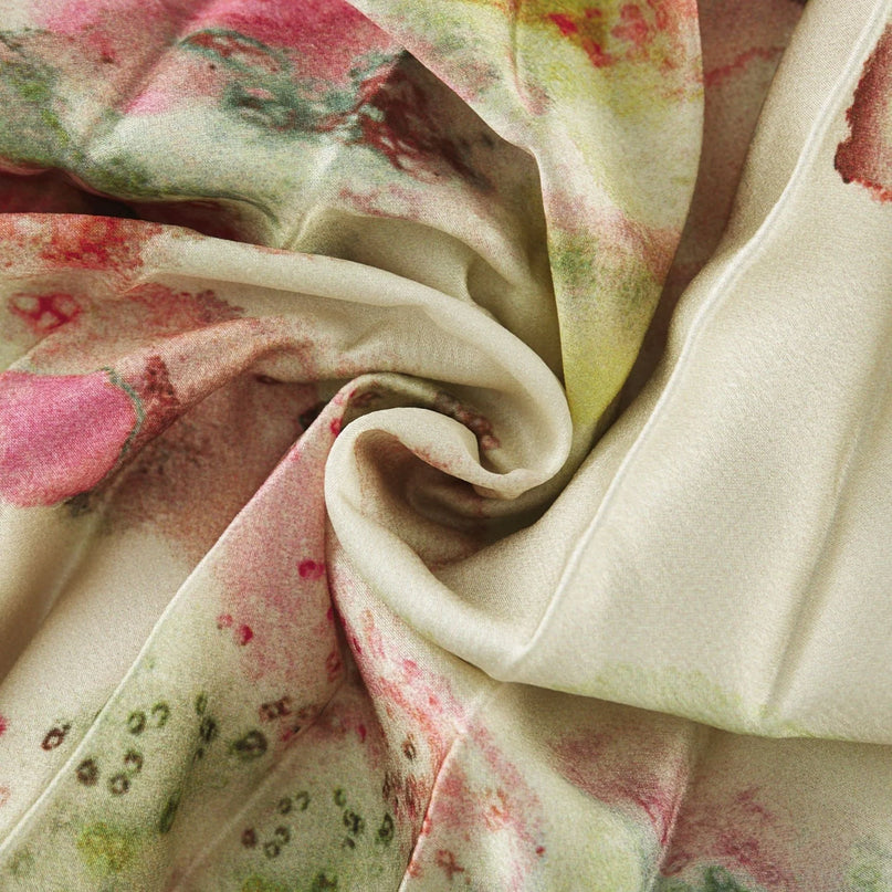 Andréa cutout floralprint pleated maxi dress