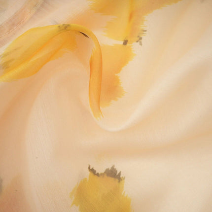 Angelina Yellow Midi Dress Blouse Skirt Set