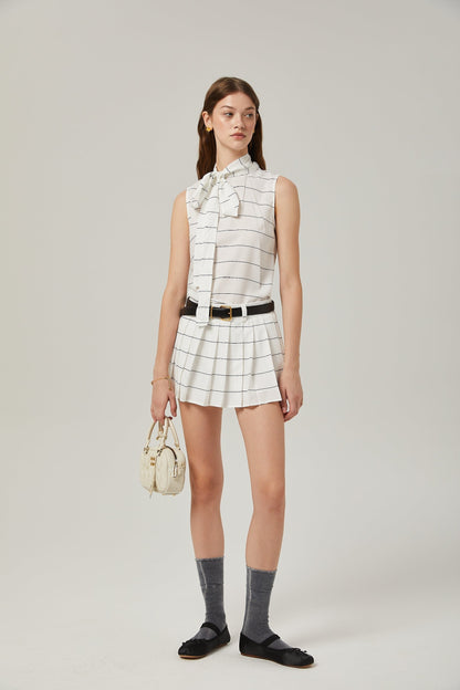 Angélique striped top  skirt matching set