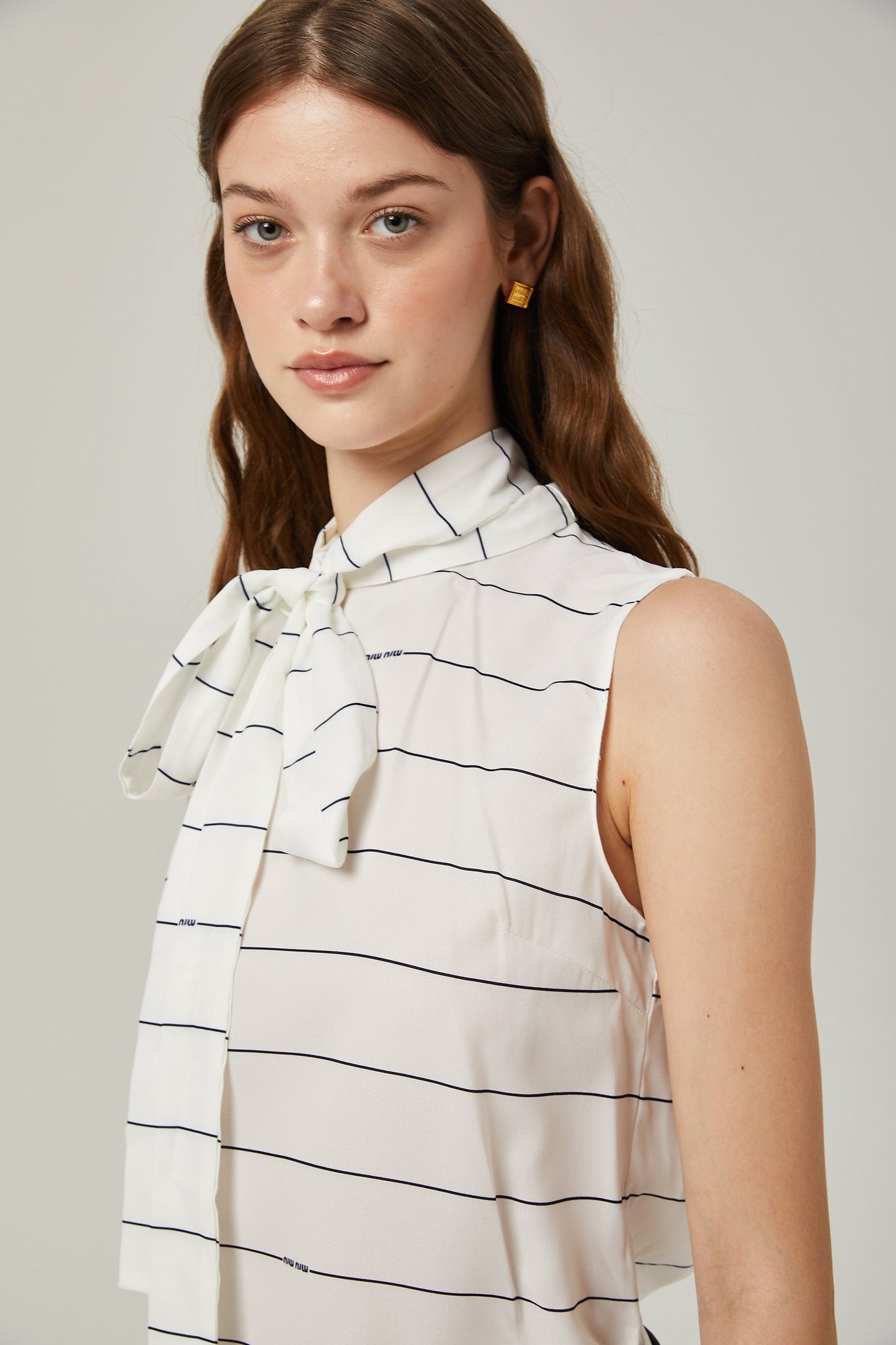 Angélique striped top  skirt matching set